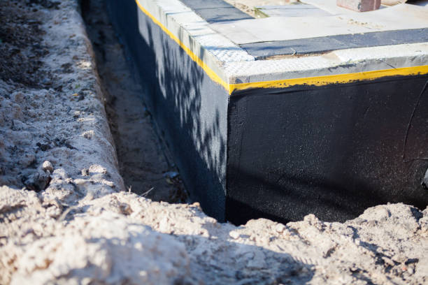 Residential Waterproofing installation at a Harrisburg, OH home by SJ Waterproofing Pros